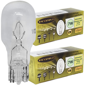Diximus landscape bulbs 12v 7w clear wedge, for bright outdoor accents.