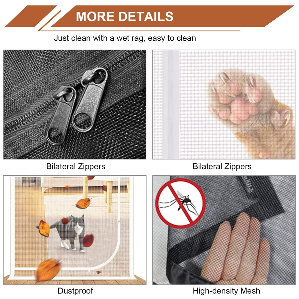 Dixutzi wide-application design fits patio, entry, and interior doors.