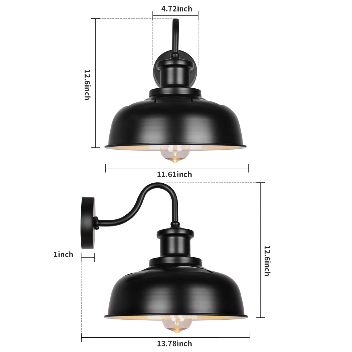 Diyel dusk-to-dawn solar wall sconce for effortless nighttime lighting.
