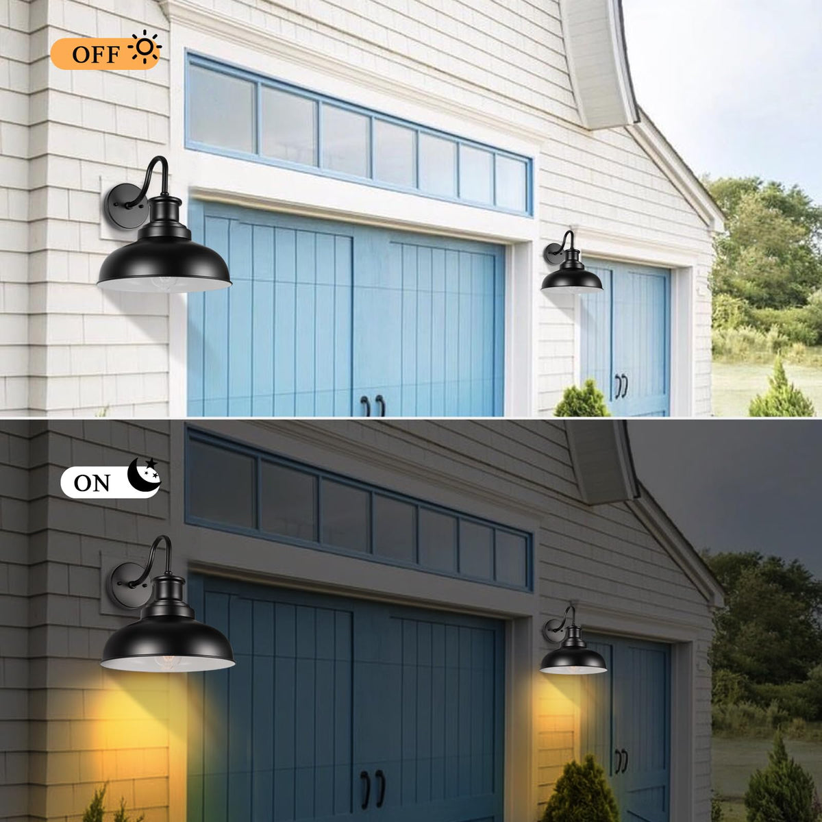 Diyel easy-install outdoor light simplifies mounting with included hardware.