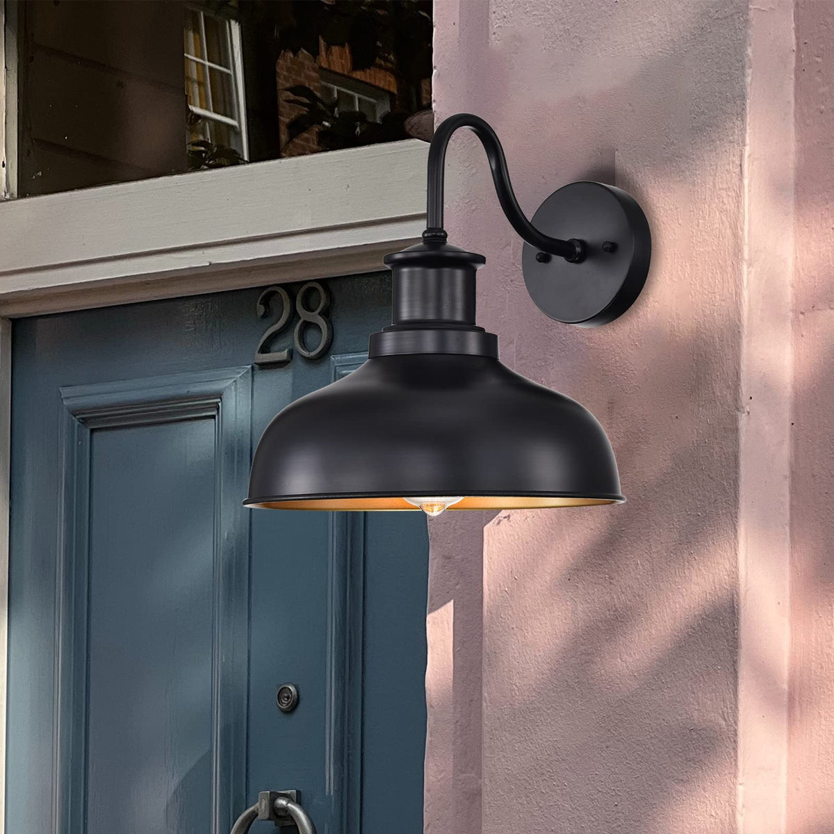 Diyel exterior light offers easy bulb replacement access