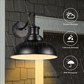 Diyel rustic porch light outdoor adds farmhouse charm with weather resistance.