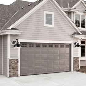 Diyel lantern-style light on porches and garages enhances safety