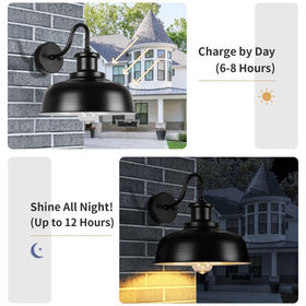 Diyel weatherproof outdoor barn light ready for all seasons.
