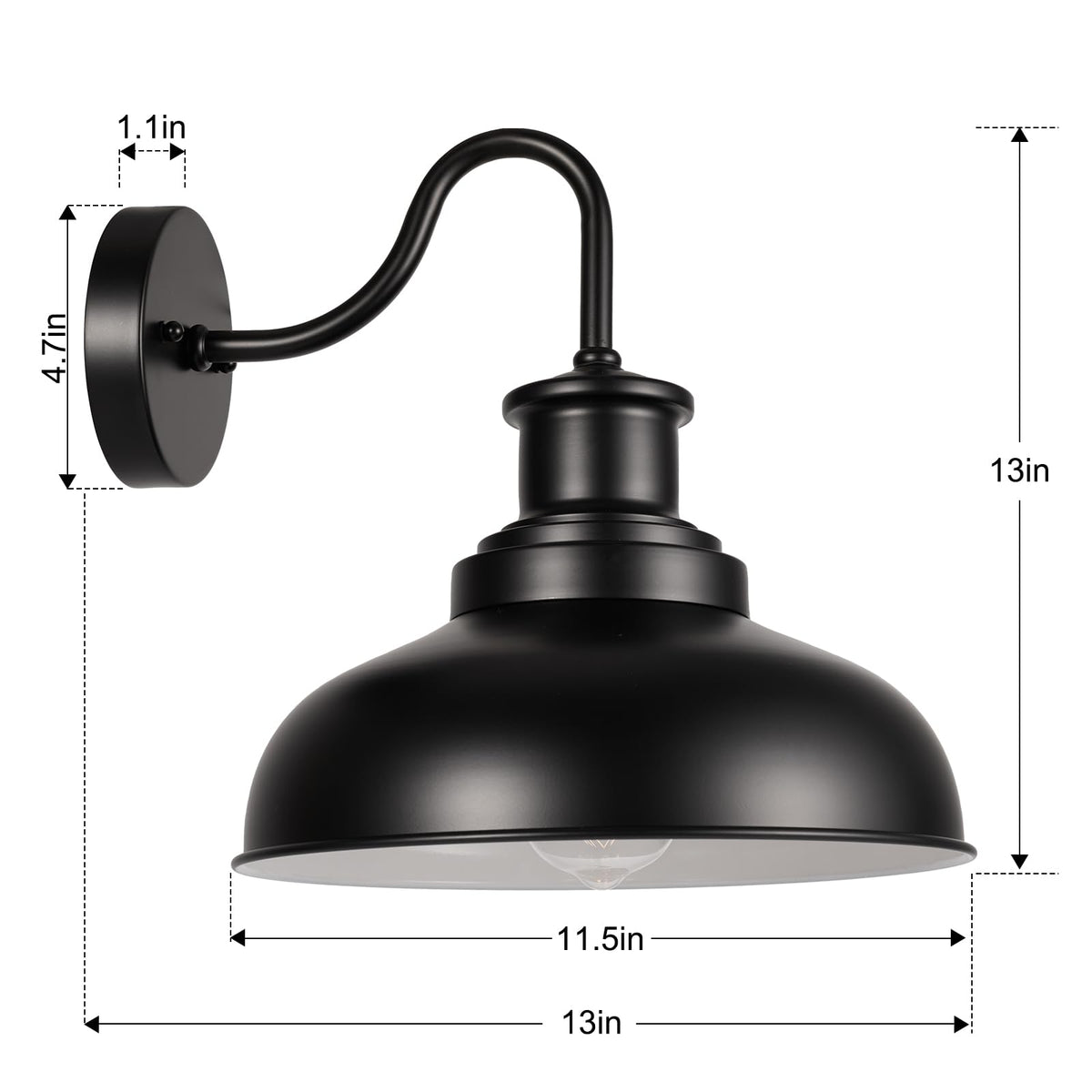 Diyel weatherproof outdoor light resists rain and sun for long-lasting exterior illumination.