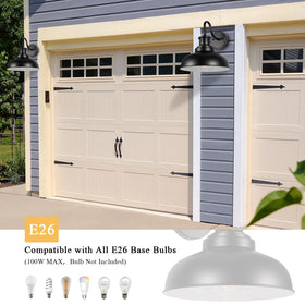 Diyel white interior lantern provides welcoming glow for indoor or covered outdoor use.
