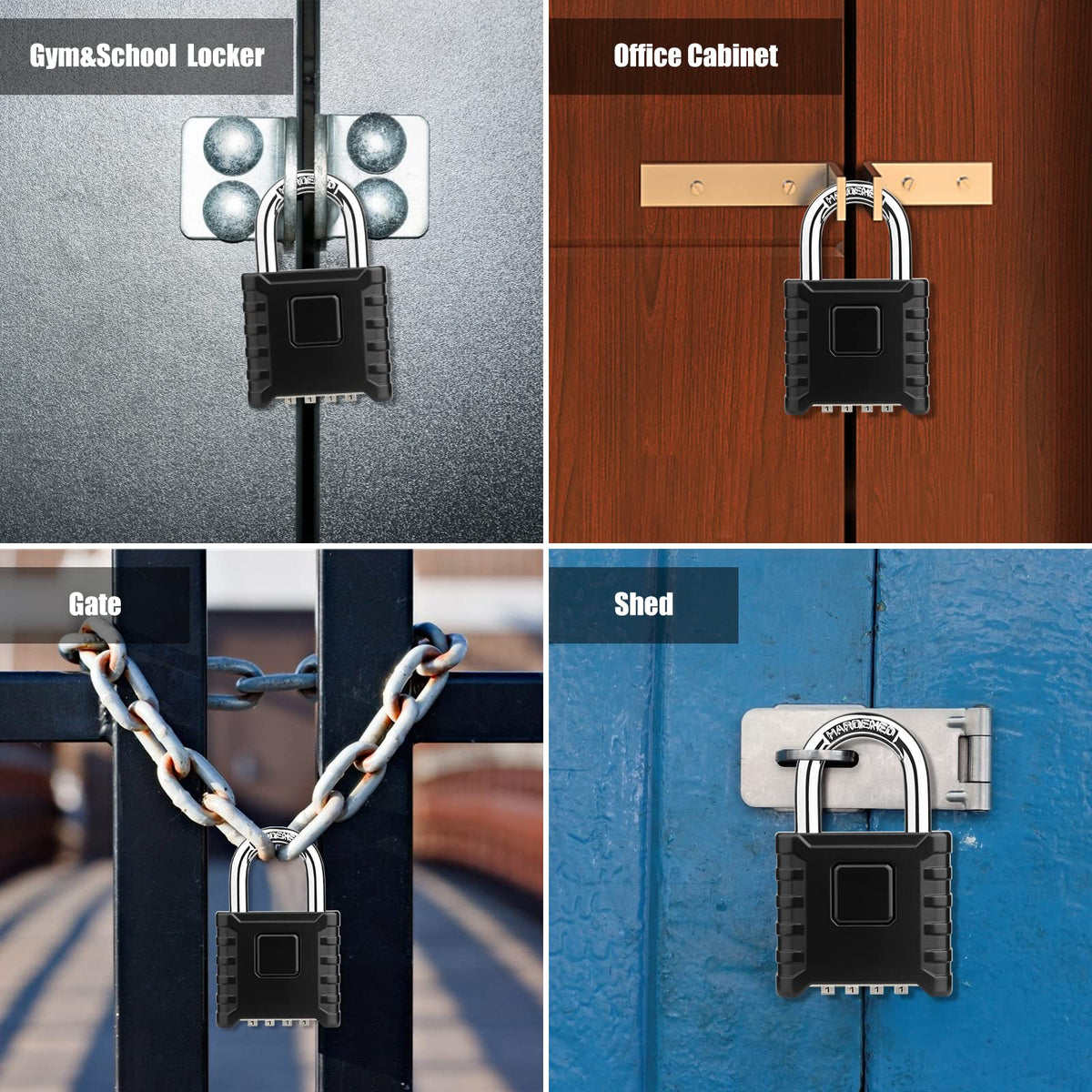 Diyife compact 270 g padlock is easy to carry anywhere