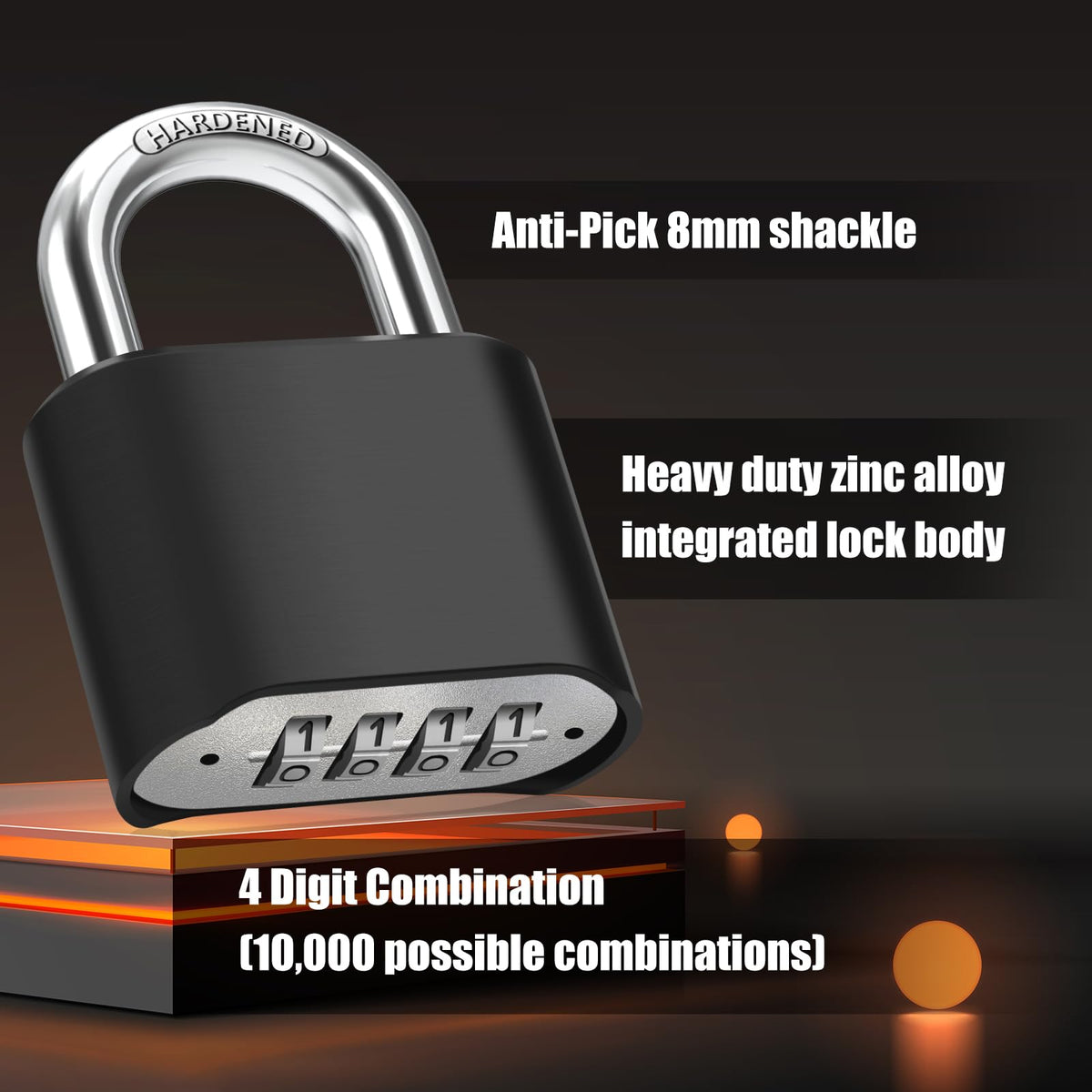 Diyife dual-catches security design increases resistance to prying.