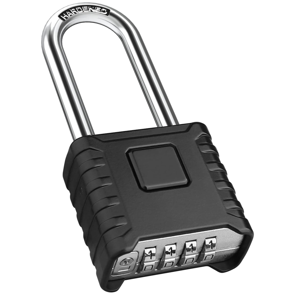 Diyife heavy-duty padlock front view showing rugged body for indoor and outdoor use