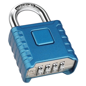 Diyife heavy-duty weatherproof padlock showing one-touch unlocking for fast access