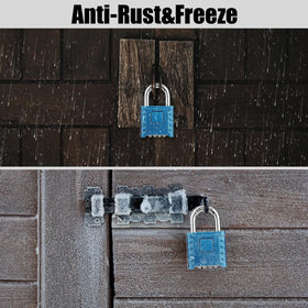 Diyife padlock with anti-slip textured shell for easy grip