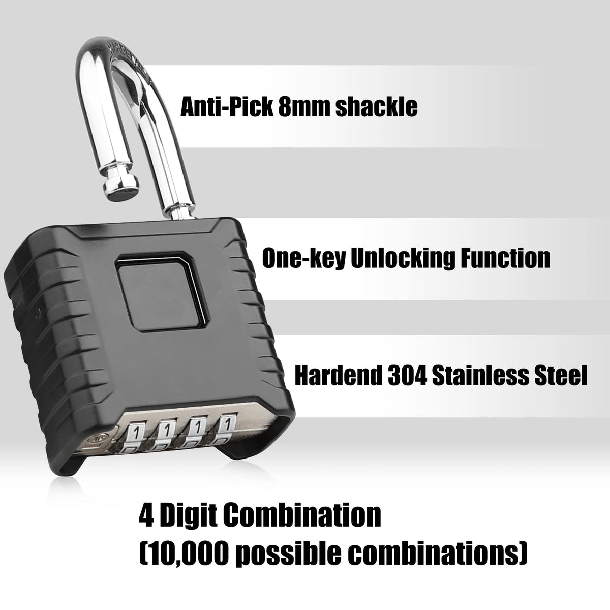 Diyife stainless-steel lock beam delivers durable security for any setup