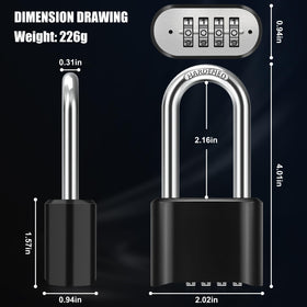 Diyife two-pack outdoor gate lock set for versatile use.