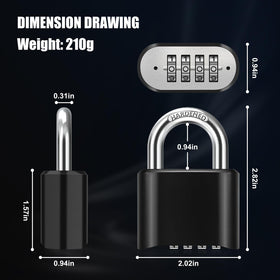 Diyife two-pack outdoor padlocks ready for immediate use.