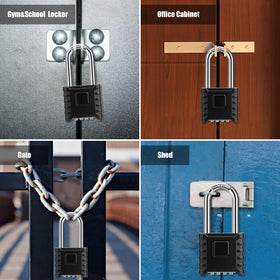 Diyife weatherproof padlock suitable for indoor and outdoor lockers and toolboxes
