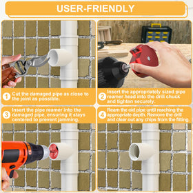 DIYLOG PVC-CPVC-ABS compatibility image emphasizing versatile piping work