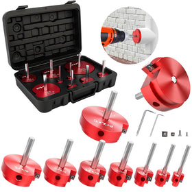 DIYLOG PVC pipe reamer kit showing nine sizes for precise end prep