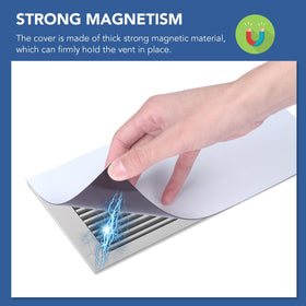 DIYMAG vent cover redirects airflow to balance room temperatures.