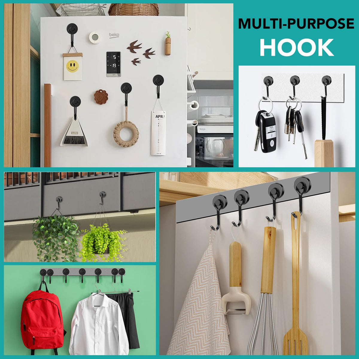 DIYMAG multi-surface hanging solution for entryways, offices, and ship cabins.