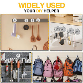 DIYMAG six-pack display for kitchen or workshop setups