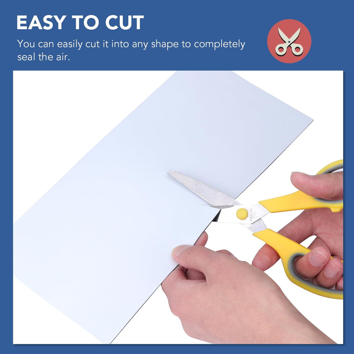 DIYMAG vent cover cut-to-fit seals awkward spaces and reduces drafts.