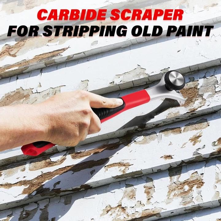 DIYSELF scraper performing multi-surface prep on wood, metal, tile