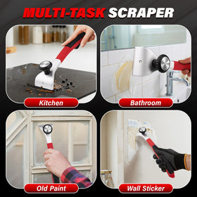 DIYSELF scraper edge angle in action provides precise control on corners