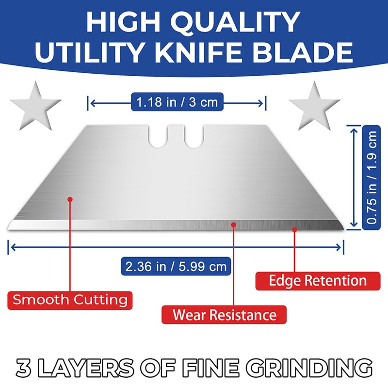 DIYSELF blades compatible with T-shaped and standard utility knives