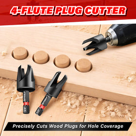 DIYSELF depth stop rings ensuring consistent countersink depth