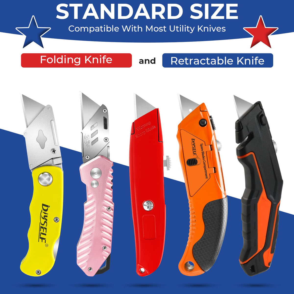 DIYSELF organized blade storage and ready-to-cut blades for projects