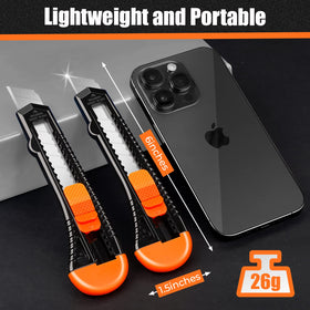 DIYSELF retractable knife with ergonomic handle for comfortable use.