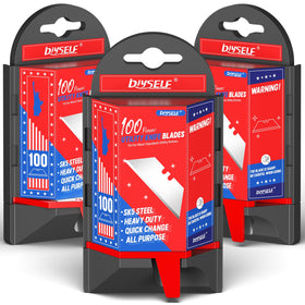 DIYSELF utility knife blades and dispenser for easy one-at-a-time access