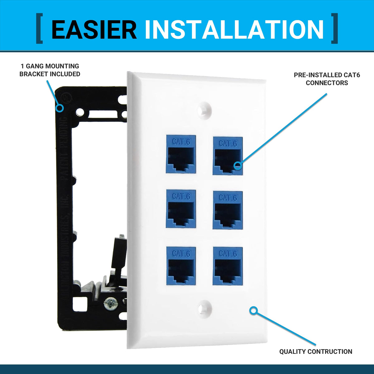 DIYTECH six ports ready to connect multiple devices