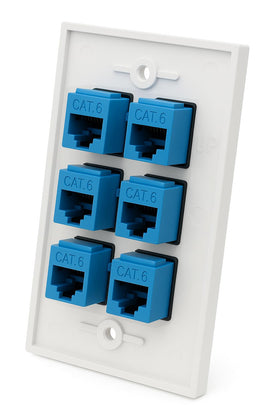 DIYTECH wall plate RJ45 jacks for reliable wired connections