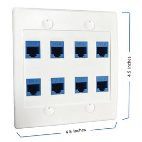 DIYTECH mounting bracket included for quick, secure two-gang installation.