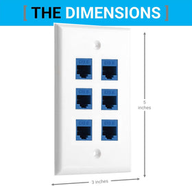 DIYTECH wall outlet with mounting bracket for quick installs