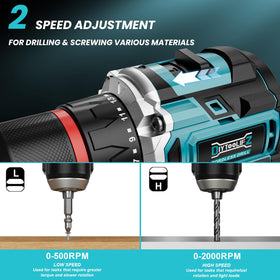 DIYtoolifz 20+3 torque settings for precise screw driving.