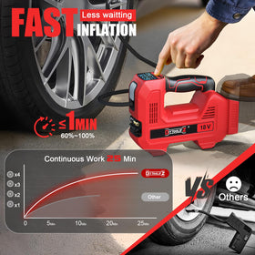 DIYtoolifz auto shut-off ensures precise inflation to target pressure