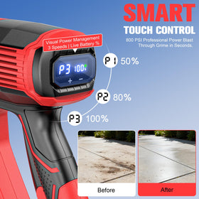 DIYtoolifz cleaning tool 25 degree spray covers larger surfaces efficiently.