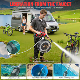 DIYtoolifz cleaning tool 40 degree spray provides gentler rinsing.