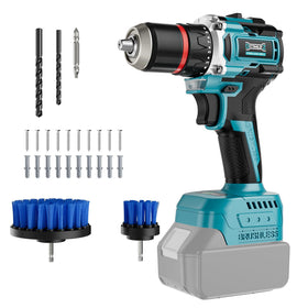 DIYtoolifz cordless drill set, Milwaukee 18V compatibility for flexible projects.