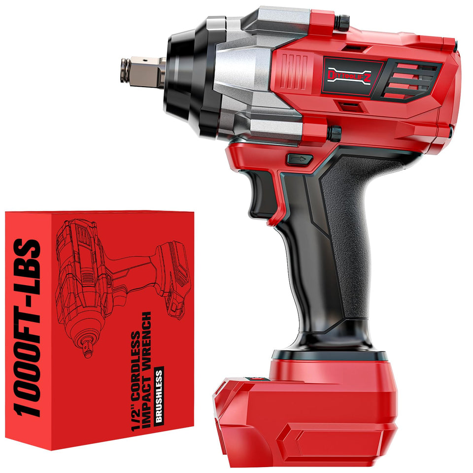 DIYtoolifz cordless impact wrench body enables quick bolt work.
