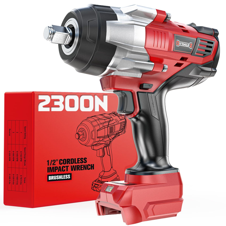 DIYtoolifz cordless impact wrench in use for heavy bolts loosening