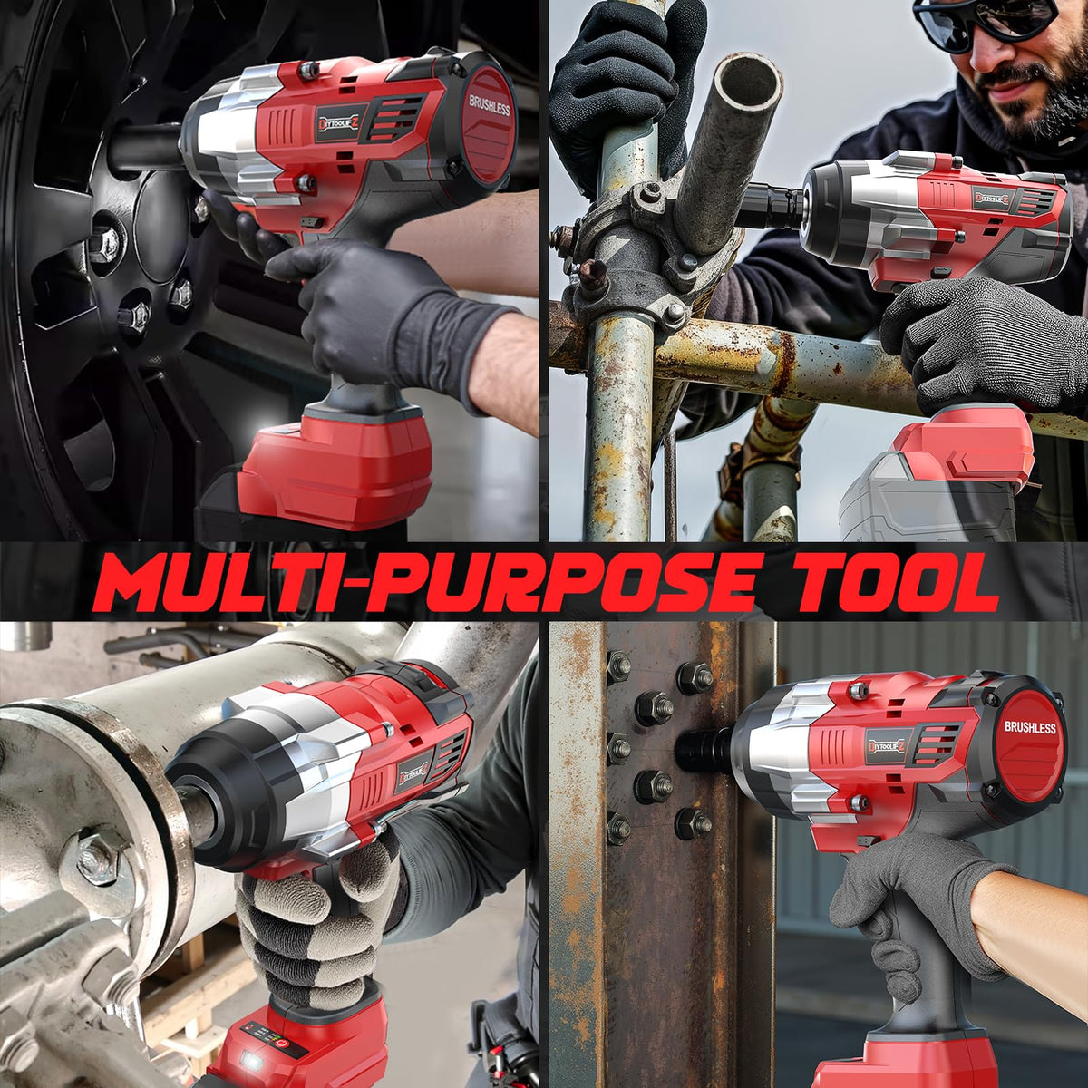 DIYtoolifz ergonomic non-slip handle reduces fatigue during use
