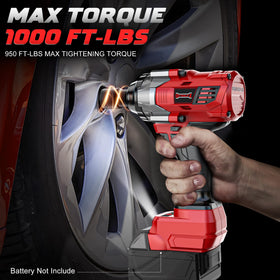 DIYtoolifz impact wrench offers 4-mode speed for precision.