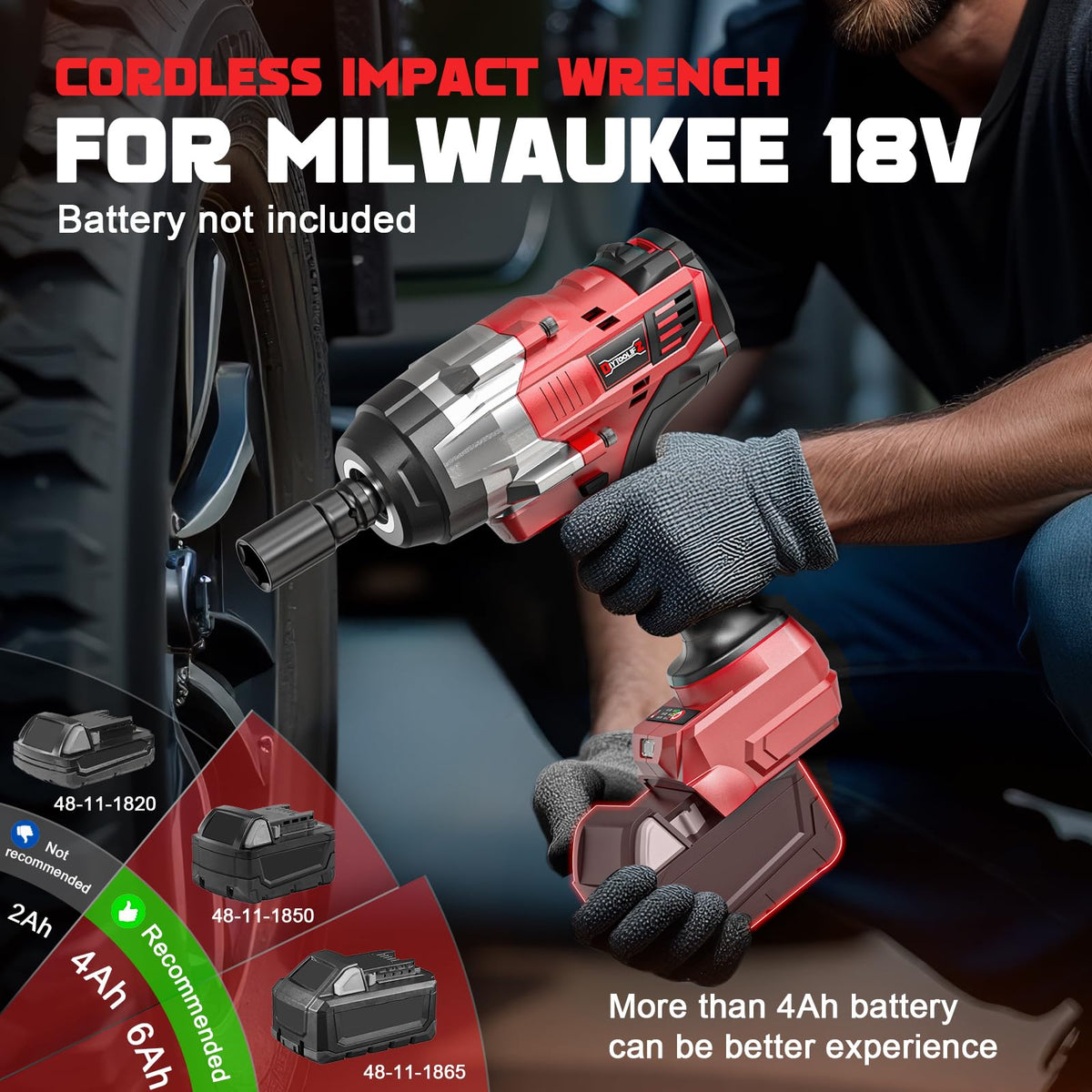 DIYtoolifz reverse auto-stop prevents over-torque during loosening