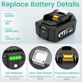 LED charging indicators on the Djsanu charger for clear status