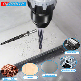 DKIBBITH five flute design reduces drilling resistance and burrs