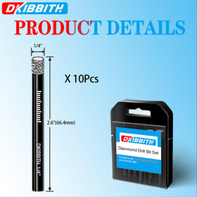 DKIBBITH diamond drill bit ceramic tiles for smooth hole openings
