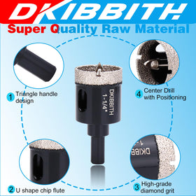 DKIBBITH glass bottle hole cut with cooling water for cleaner results
